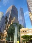 One World Trade Center and others.  Lower Manhattan.