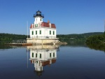 Esopus Lighthouse.  One of many unique lighthouses on the Hudson River.