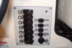 Newly fabricated switch/fuse panel