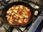 Greek shrimp dish