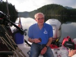Dave Olson in cockpit at Von Donop Inlet 6-11-06
