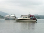 Daydream at anchor at Pruth Bay 6-13-06