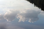Reflection of clouds at Von Donop Inlet 6-12-06