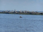 Jetties at Sabine Pass.