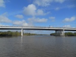 I 10 bridge.  From here up river things get primitive and beautiful.