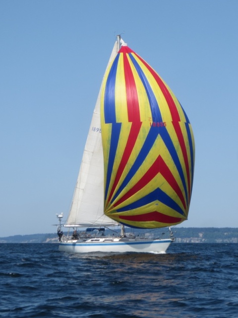 Sailboat near Kingston. May 3, 2015