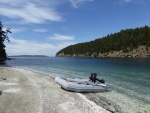 I love dinghy excursions in the San Juans.  This stop on Little Sucia, after running over to check the buoy situation in Fossil Bay.