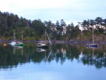 The annual small boat rendezvous was happening this weekend. If the C-dory was made of wood, and sail or human powered, I might have joined them!