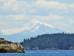 Mount Baker from Fossil Bay, Sucia Island, June 14, 2015.
