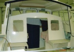 June 2005:  Upper bulkhead waiting for lower bulkhead installation.