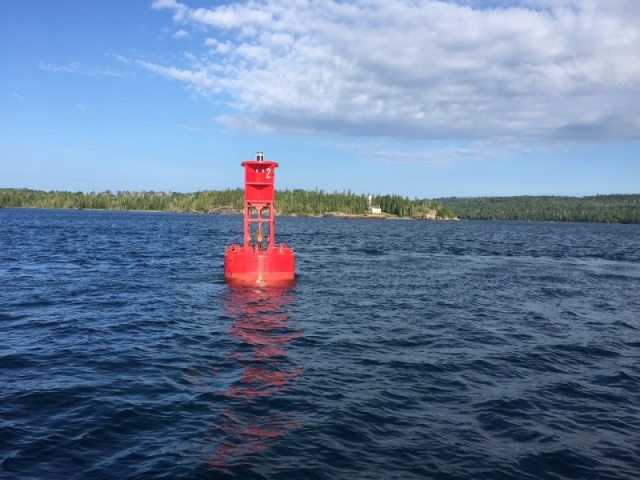 Bell buoy, Middle Islands Passage