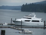 Zippy from the San Juans (the small boat pulling into Ganges Marina)