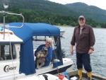 Helen & Dave of Sailor-D at Fulford Harbor, Saltspring Island, BC