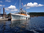 Garden trawler yacht at Ladysmith
