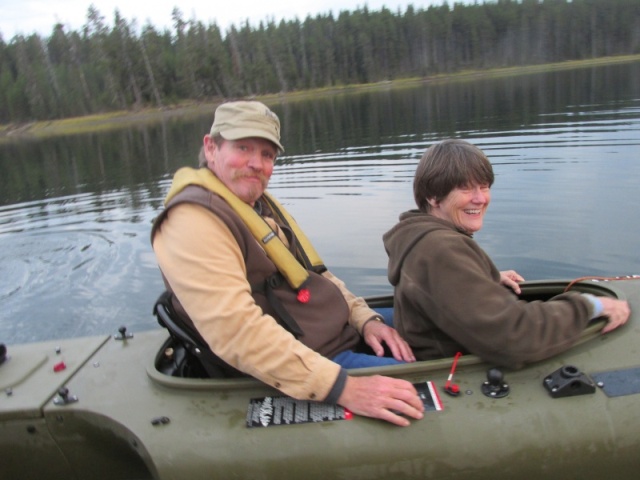 Jay and Jolee taking Jody\'s Mokai for test ride