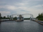 The tub type lift lock at Kirkfield. You come in up at tree top level pretty crazy