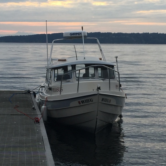 Back home to Camano Island after some successful crabbing. 