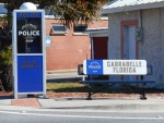 World's smallest police station in Carrabelle, FL.  Also, a great WW2 museum in town.  This area was where a quarter of a million soldiers practiced amphibious landings.