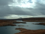 (B~C) looking down at intersection between damn and Wahweap