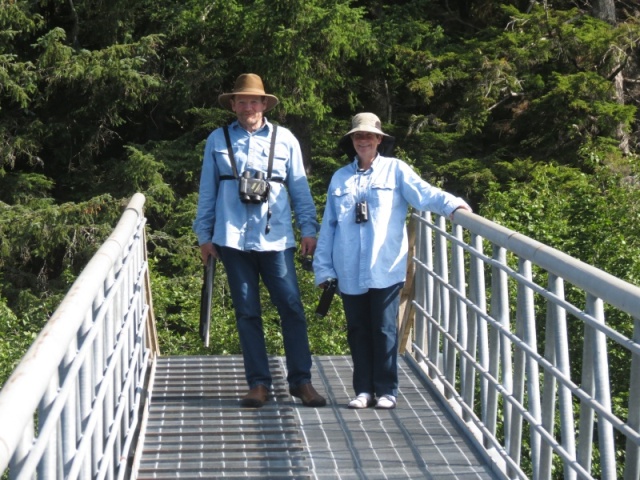 Port Fredrick forest service dock.  Ready for walk in very high bear area.