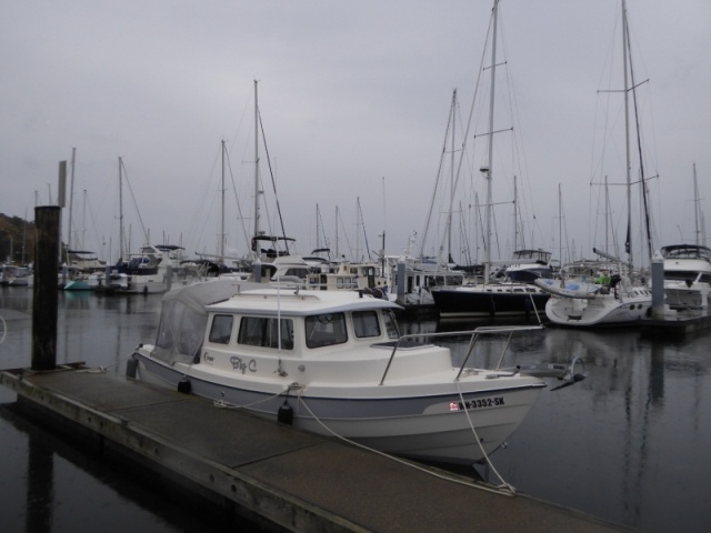 At Anacortes marina for the day to wait out the rain