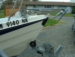 (B~C) powerwinch450, anchor by Beefy and extra roller mounted on a piece of that white cutting board material