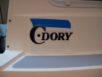 The new version of the C Dory lettering was given out as a prize at the 2017 Bellingham CDGT.