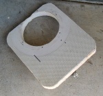 Cockpit Floor Cutout, showing balsa layer