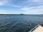 A beautiful June day on the St Lawrence river near Waddington, NY.