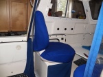 Removable/washable canvas covers for the new seats.  I still need to get some bungee cord to hold them in place.