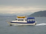 Bainbridge island in background taken southbound from sailing vessel Salpare