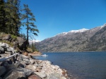 One of just a couple of USFS docks on the lake.  I only saw four boats all day and one of them was the Lady of the Lake.