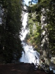 Put together my bike and toured Stehekin.  This is Rainbow Falls going full blast.  The spray could be felt 1/8th mile away.