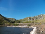 Right at the Lower Granite dam is a launch and dock.  It appeared to be a lonely place and not one where I would want to leave my trailer, although a thief would have a 40 mile drive from anywhere to pilfer through my car.  