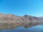 By about 10 o'clock I headed back upriver and the water calmed back down to glass.