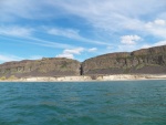 There were some skimpy beaches where there was volcanic ash, but not enough to entice me, given my experience with winds coming up in the night in this country.