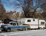 Anderson\'s Fifth Wheel in Omak RV Park New Year\'s Eve 201