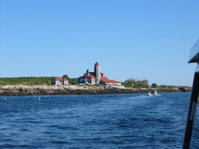 Damariscove Island harbor entrance 