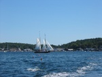 Double masted schooner