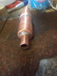 Small muffler I fabricated for heater