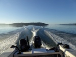 Leaving Hope Island Sunday morning, heading for Deception Pass