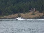 Another 25 Cruiser (C-Change) passing through Thatcher Pass on Saturday Morning