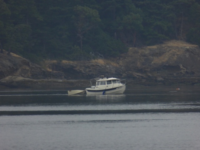 Foote's Rest spotted in Echo Bay. After taking this photo, they later motored over to say hi.