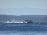 A Tom Cat 25 crossing East Sound, as seen from Obstruction Pass State Park, Saturday Oct 13, 2018