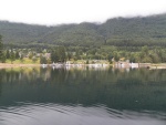 The marina in Port Alice.  Parking is across the street.  I launched, tied up, and parked.