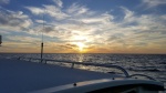 Sunset Over Catalina - You can see the modified VHF Thataway added