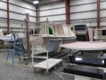 This is the current generation 22' Cruiser mold.  The original cruiser mold, ca. 1988 is out back, as seen in another photo.