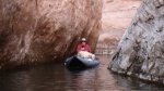 Jody, Maggie & I exploreing Secret Canyon the n the Kaboats 