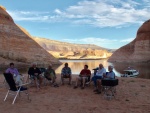This years lake Powell group.  Jo-Lee & I, Tony & Diane, Mark, Bill, Jody & Lew.  Chuck & Penny had battery charging problems & had to leave before this photo was taken