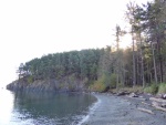 Cove on the East side of the island with 4 state park buoys